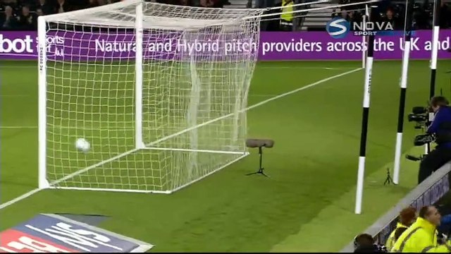 1-0 Matěj Vydra Goal England Championship - 08.09.2017 Derby County 1-0 Hull City