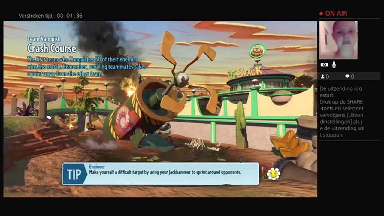 Live PS4-uitzending van kevin-boef