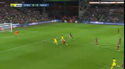 Metz 0-1 Paris  1-0 Vereya 08/09/2017   Edinson Cavani First Goal 31' HD Full Screen .
