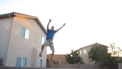 Saltó una cerca al enterarse de que iba a ser padre de un niño