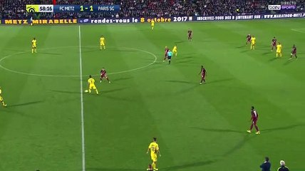 Kylian Mbappe Goal - Metz vs Paris SG 1-2 (08.09.2017)