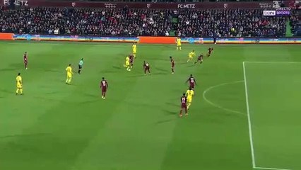 1-2 Kylian Mbappe DEBUT GOAL - Metz 1 - 2 Paris SG - 08.09.2017