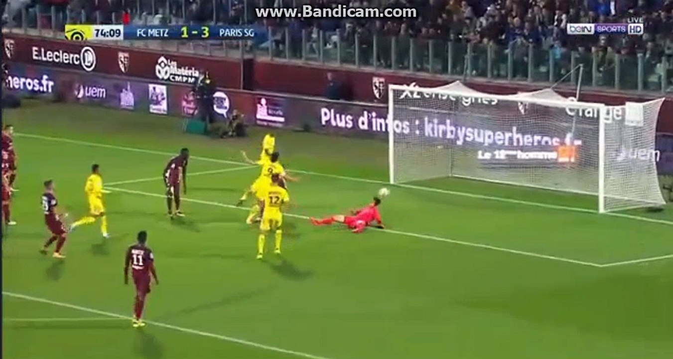 E.Cavani Goal HD Metz 1 - 4  Paris SG 08.09.2017 HD