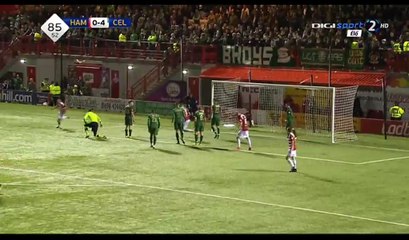 Alexandros Gogic Goal HD - Hamilton 1-4 Celtic - 08.09.2017