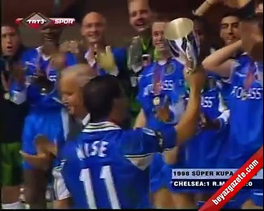 UEFA Super Cup 1999 - Real Madrid vs Chelsea - Highlights