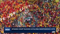 i24NEWS DESK | Spanish Court blocks Catalonia independence vote | Friday, September 8th 2017