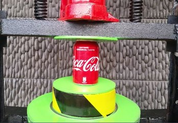 Hydraulic Press Vs Pepsi | Cola | Fanta | CRUSH IT POWER