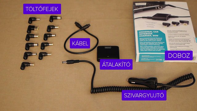 iPon Unboxing: Digitus Univerzális Autós Töltő