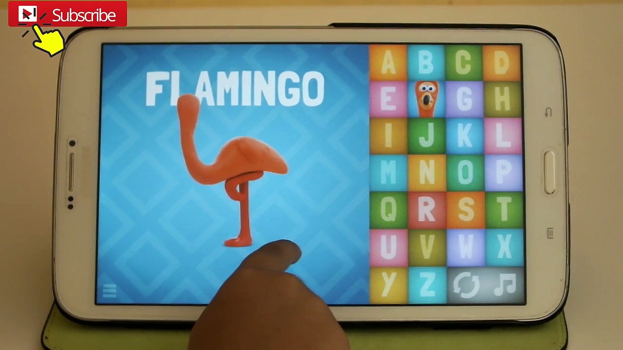 Talking ABC | Funny Animal Alphabet Song | Puzzle game for children