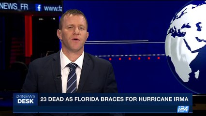 i24NEWS DESK | 23 dead as Florida braces for hurricane Irma | Friday, September 8th 2017