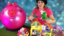 Mega GIANT Play-Doh PEPPA PIG Surprise Egg Head! SPONGEBOB Chocolate Egg, MLP, Toys HobbyKidsTV