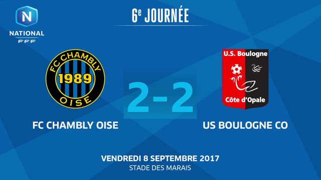 J6 : FC Chambly-Oise - US Boulogne CO (2-2), le résumé