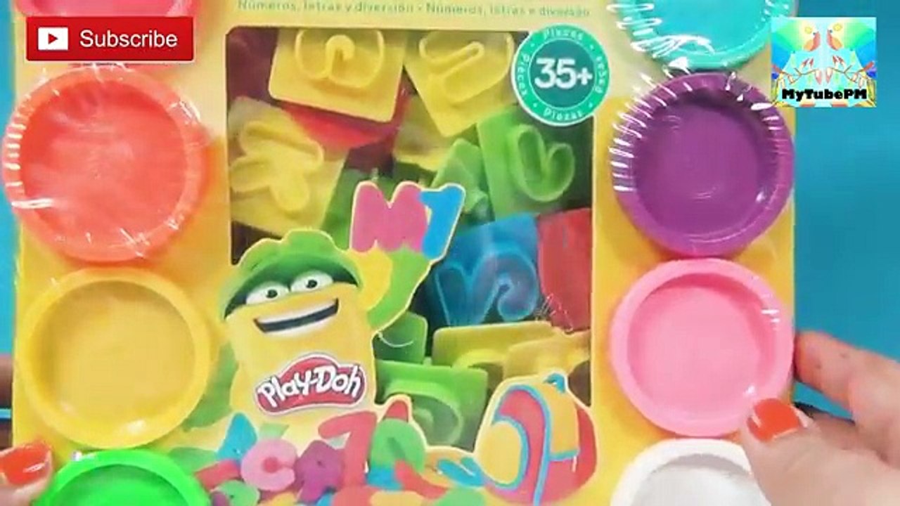 A B C divertido Aprender letras Norte números jugar Doh 123