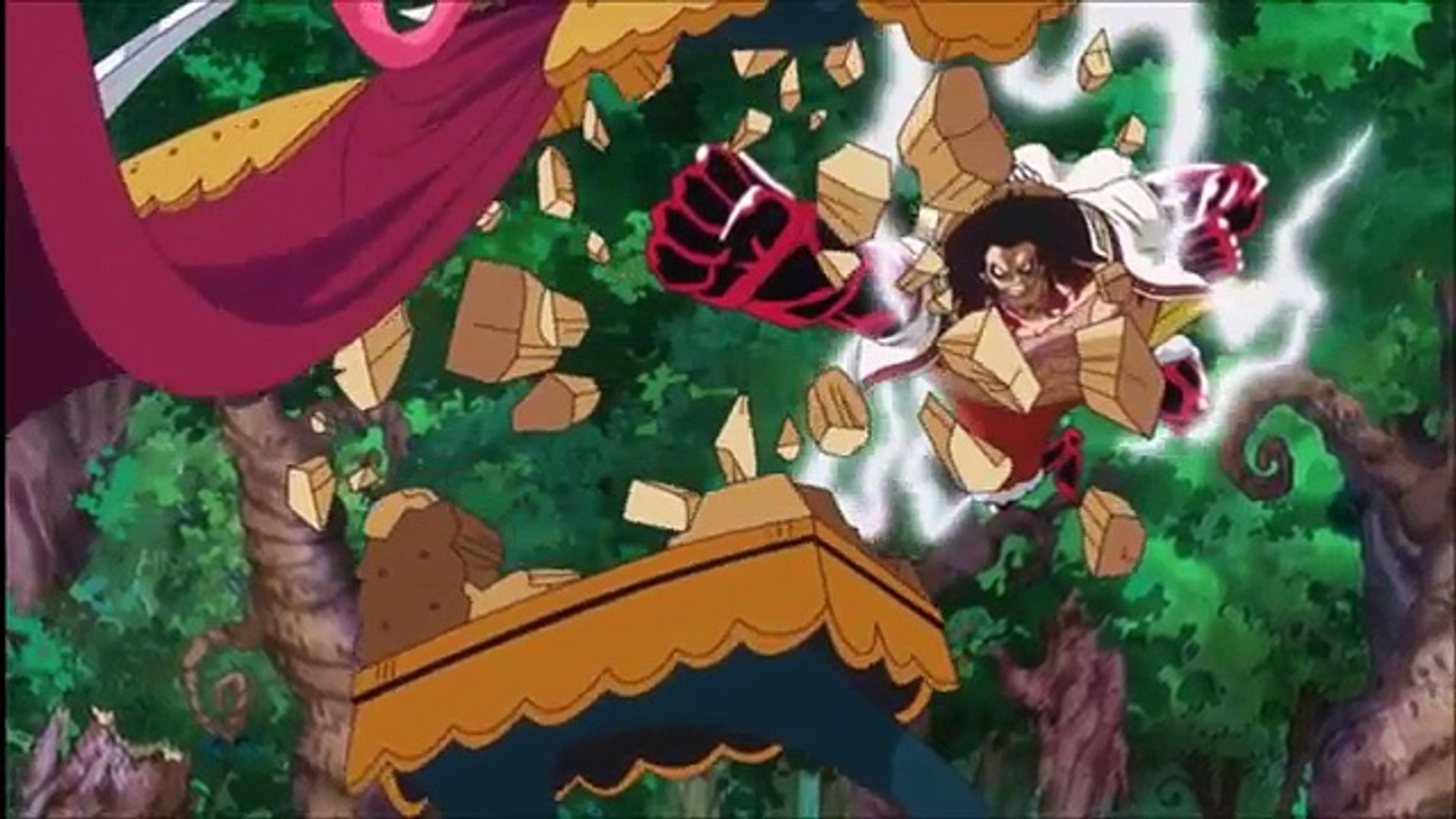 One Piece 801 Luffy Gear 4th Vs Cracker King Kong Gun Video Dailymotion