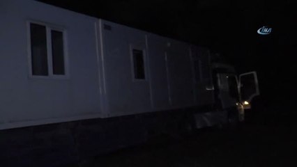 Yangınzedeler İçin Konteynerler Kurulmaya Başlandı