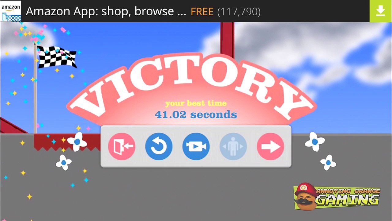 Annoying Orange - Happy Wheels iOS (Mobile Wheels!)