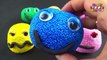 Baby Learning Colors Toy Playfoam Happy Smiley Face Surprise Eggs | Squishy Foam children