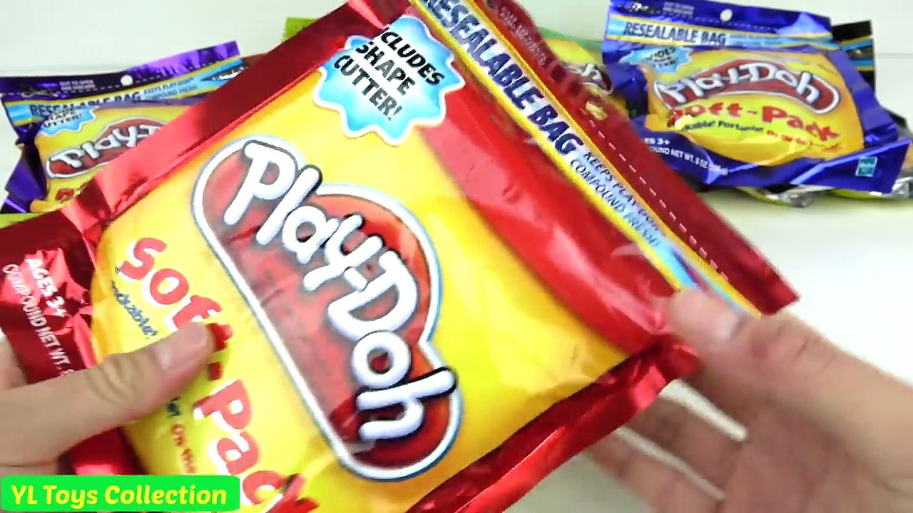 Play Doh Soft - Pack with Surprise Molds Fun Learning Colours for Kids