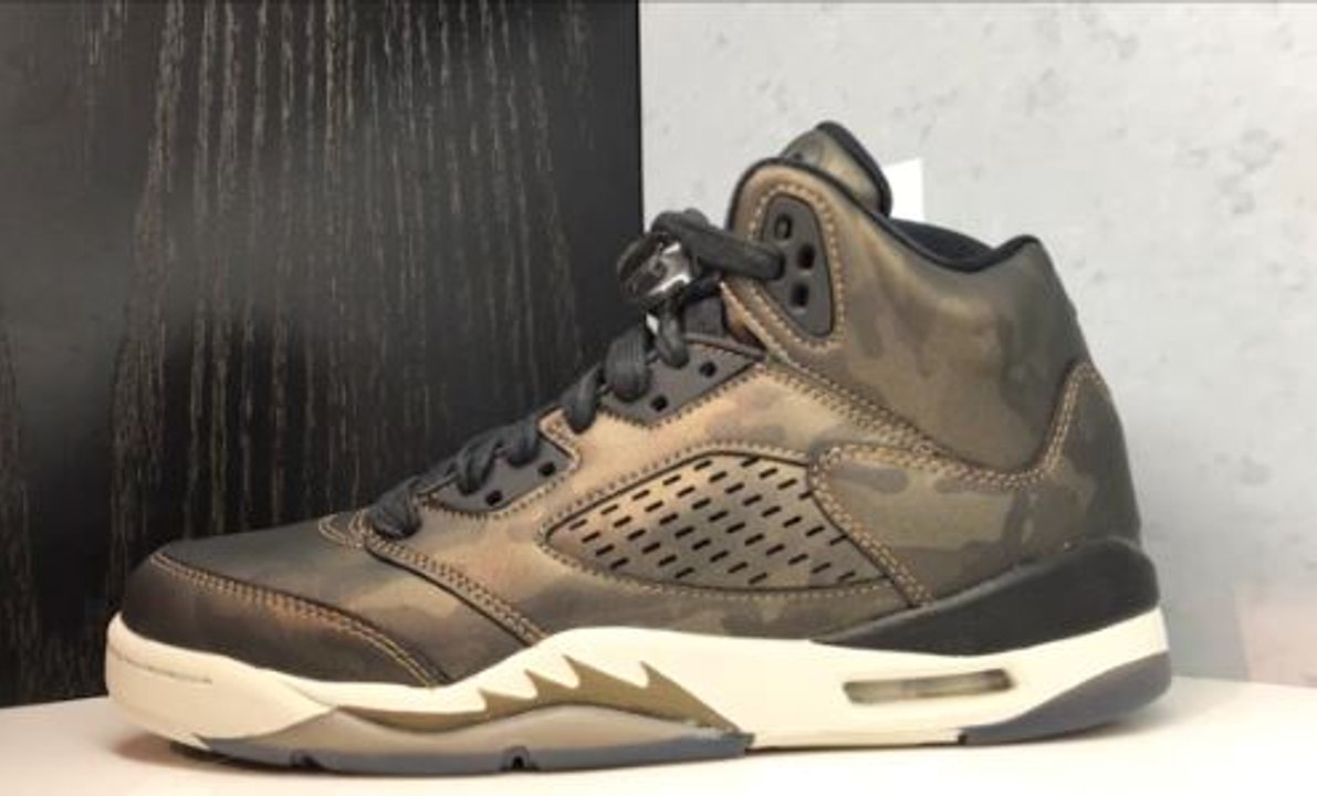 Air Jordan 5 Bronze Camo Retro Sneaker