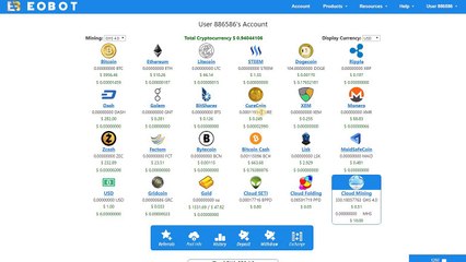 EOBOT darmowa koparka BTC | Free miner BTC