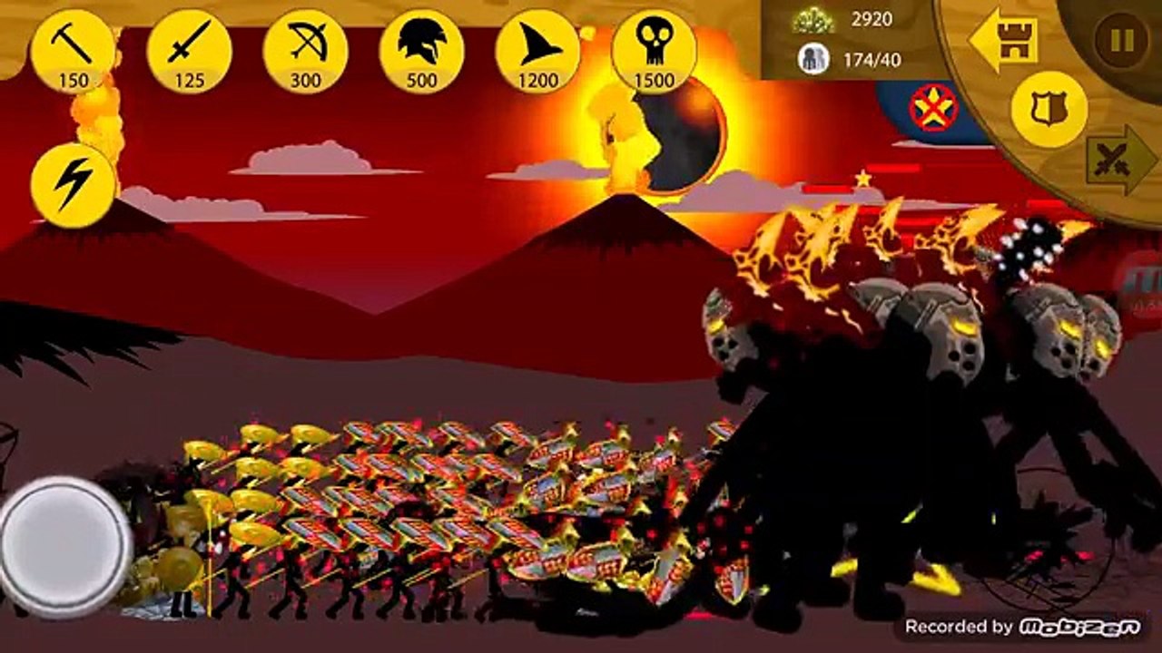 1 Golden Spearton vs Swordwrath Counter INSANE - Stick War Legacy