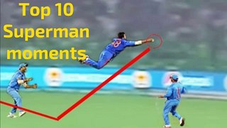 Top 10 Best Fielding Moments in Cricket-Superman Efforts