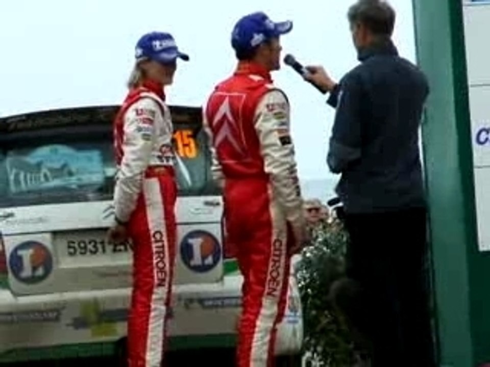 marc amourete C2 SUPER 1600 rallye du touquet 2007