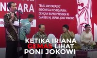 Ketika Iriana Gemas Lihat Poni Jokowi