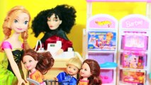 FROZEN Barbie TOY STORE Disney Frozen Parody Mother Gothel Tangeld Rapunzel AllToyCollector
