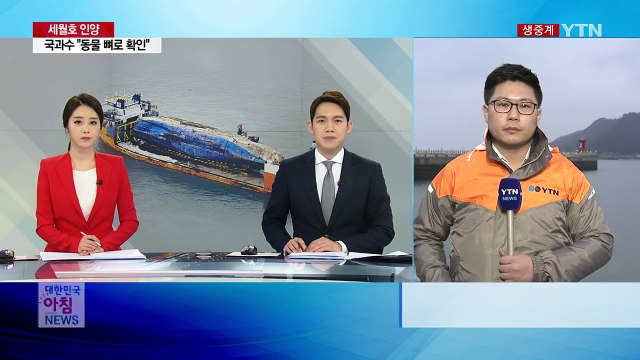 세월호 현장 뼛조각은 동물 뼈 ...세월호 내일쯤 목포행 / YTN (Yes! Top News)