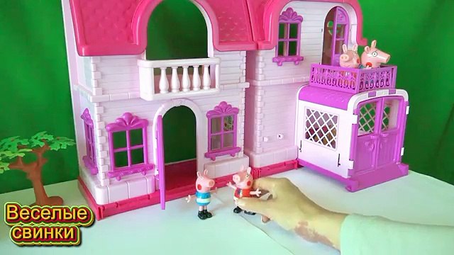 ДЛЯ ФУРШЕТА видео с игрушками свинка пепа и новая игрушка развивающий домик малышей свинка пеппа и