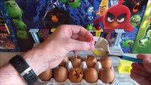 Angry Birds Hatch from Eggs Surprise Toys Unboxing Juguetes Huevos Sorpresa