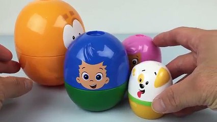 Peppa Pig Nesting Matryoshka Dolls, Stacking Cups with George, Bubble Guppies, Minnie Mous