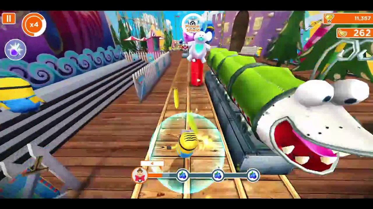 Despicable me Minion Rush Throw 9 jackinBoxes at the