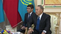 Erdoğan, Kazakistan Cumhurbaşkanı ile Görüştü