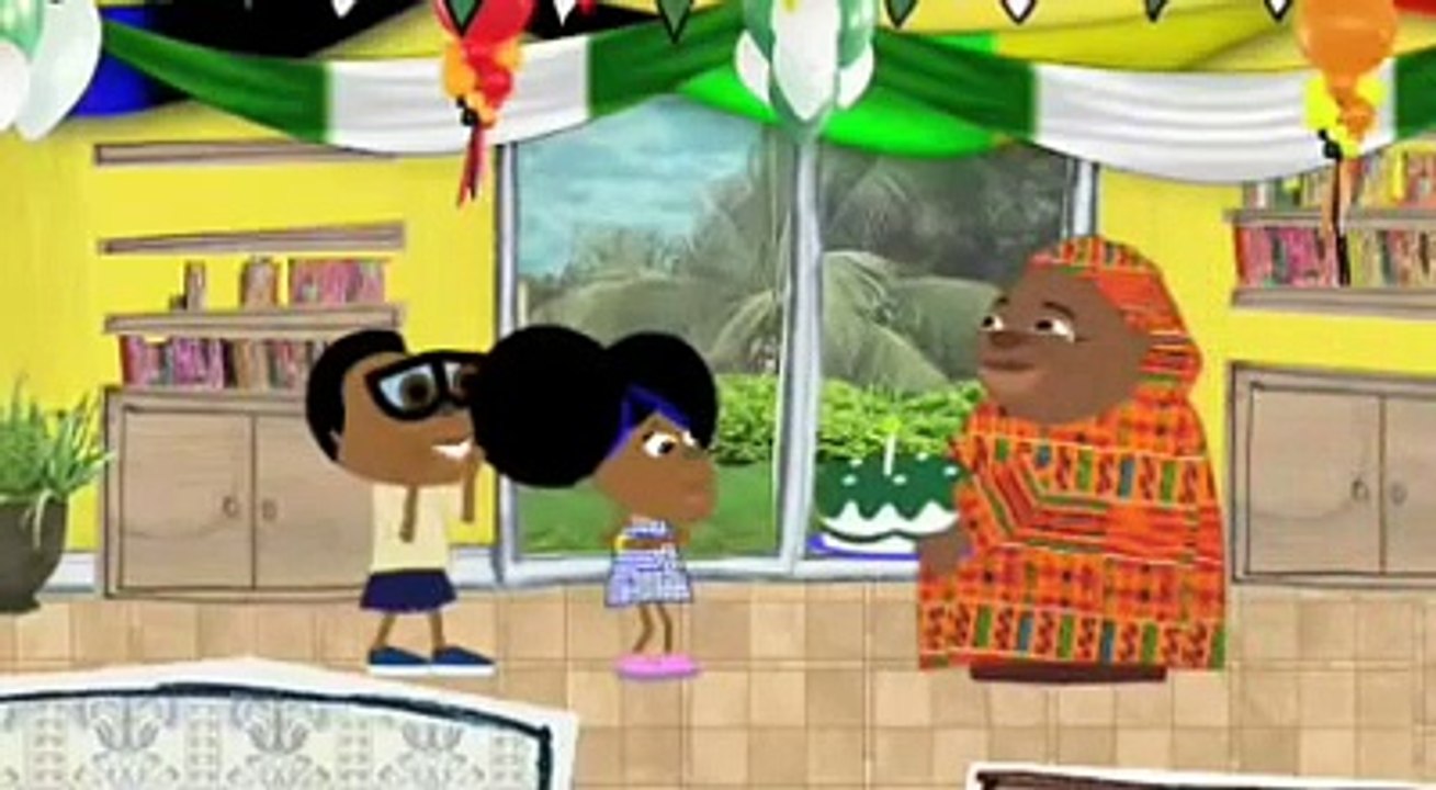 Una y una en un tiene una un en y dibujos animados de los niños idioma nigeriano de serie Versión Yoruba