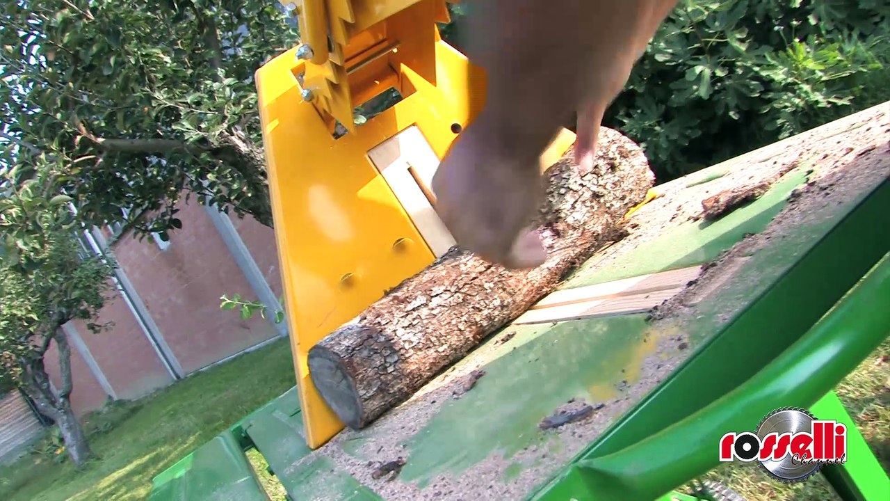 Circular electric saw while cutting wood - Rosselli Snc