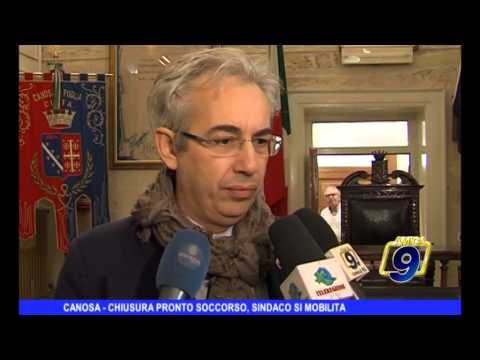 CANOSA | Chiusura pronto soccorso, il sindaco si mobilita