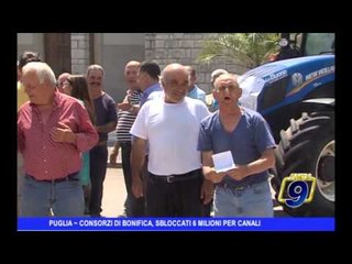 PUGLIA | Consorzi di bonifica, sbloccati 6 mln per canali