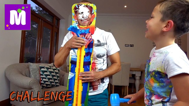 Самый НОВЫЙ ЧЕЛЛЕНДЖ 2017 SKY HIGH Паштет из МЫШЕЙ Игры для мальчиков Торт в лицо для Мистера Макса CHALLENGE