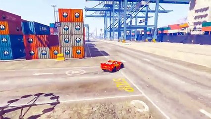 Disney CARS LIGHTNING MCQUEEN Changes WHEELS! with Hulk, Spiderman Cartoon for KIDS and Children