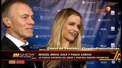 Cine: Miguel Ángel Solá y Paula Cancio. Proyectos: "El último traje" y "Eso que nos enamora"