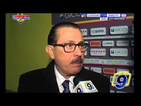 Catanzaro - Barletta 1-0 | post partita Giuseppe Cosentino Presidente Catanzaro