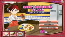 Chicken Fajitas Saras Cooking Class Game for kids | ♥ irisgamestv