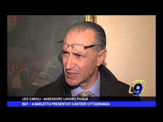 BAT | A Barletta presentati i cantieri di cittadinanza