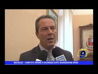BISCEGLIE | Comitato ordine e sicurezza dopo aggressione Spina