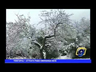 TRINITAPOLI | Attivato piano emergenza neve