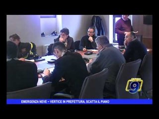Emergenza neve | Scatta in Prefettura il piano