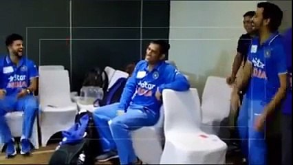Dhoni loosing his calm nature in Dressing Room
