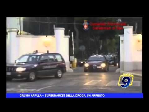 GRUMO APPULA | Supermarket della droga, un arresto